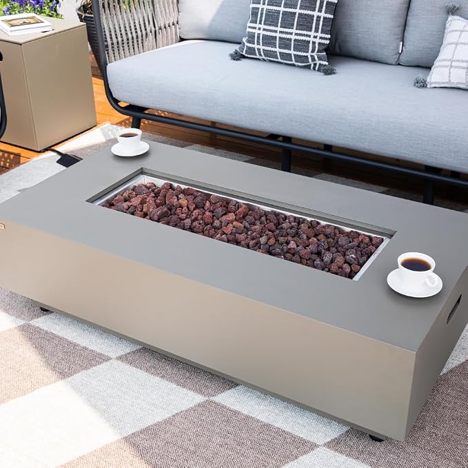 Westwood 50” Propane Fire Pit Smokeless Firepit Outdoor Gas Fire Pit - Image 7
