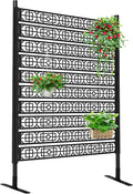 6FT Metal Privacy Screen for Outdoor, Kalolary Privacy Fence Screen by Kalolary