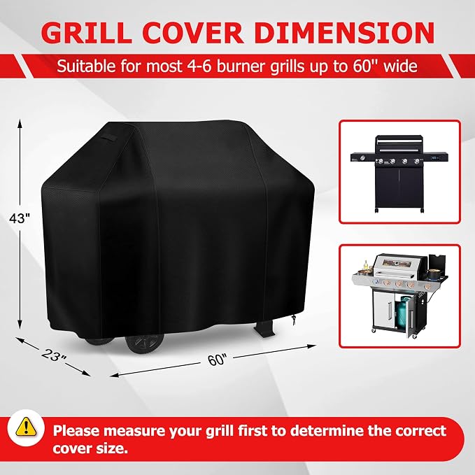 iCOVER Grill Cover, 60 inch BBQ Grill Cover - Image 2
