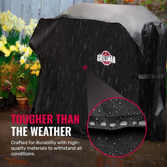 Grillman Premium Grill Cover for Outdoor Grill - Image 5