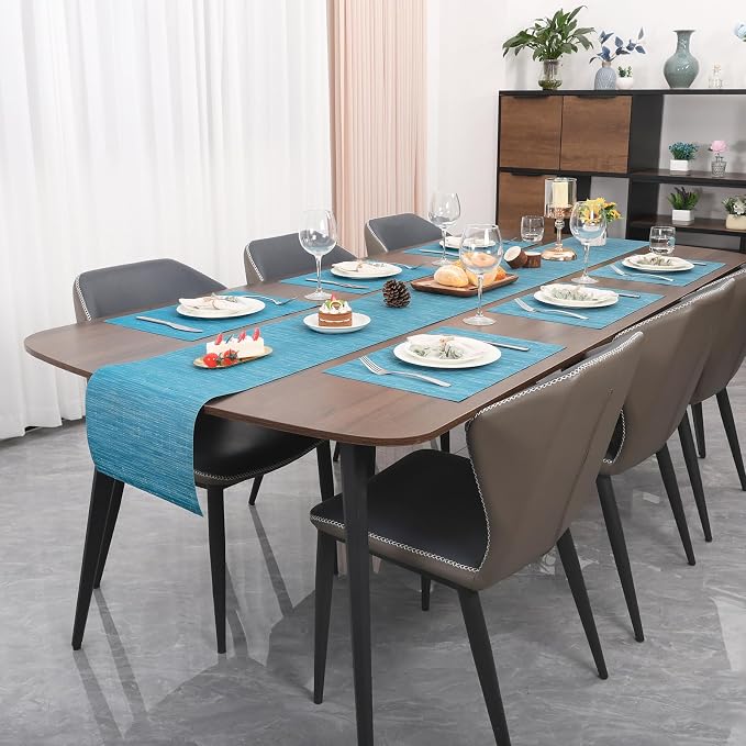 Myir JUN Table Runner, Vinyl Table Runner Indoor Arbitrarily Cropped Runner - Image 4
