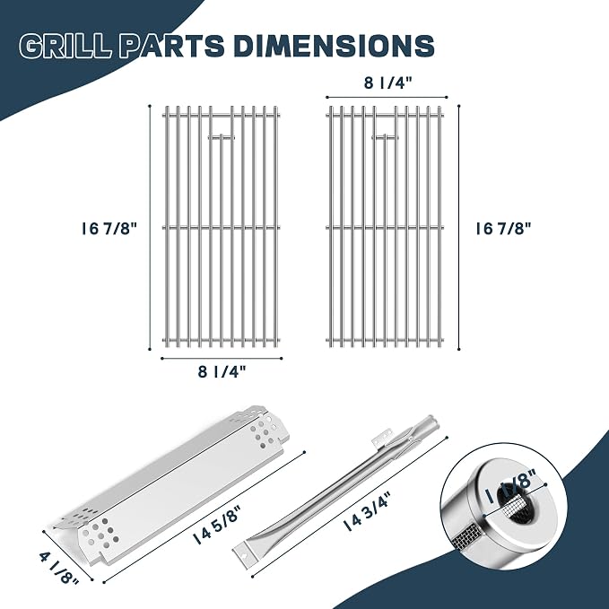 Grill Parts for Nexgrill Replacement Parts 2 Burner 720-0864 720-0864M - Image 2