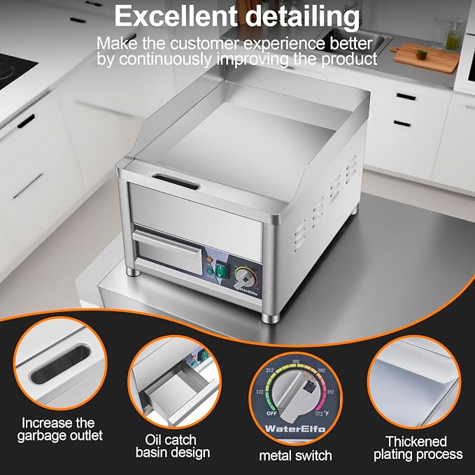 Commercial Electric Griddle - Image 4