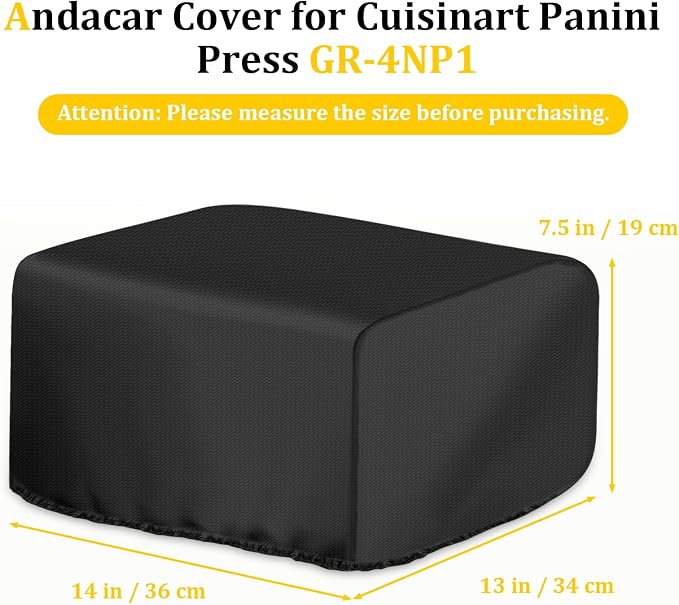 Panini Press Cover for Cuisinart Panini Press GR-4NP1, Waterproof Sandwich - Image 2