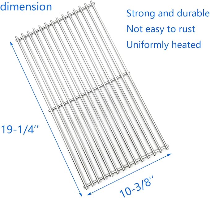 19-1/4" Stainless Steel 3pack Grates Replacement Parts - Image 2