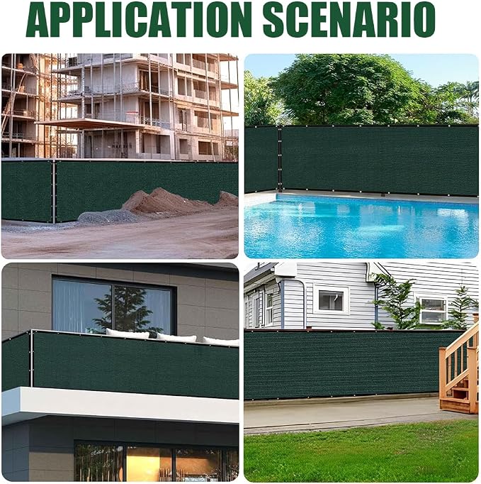 LITA 6' x 43' Garden Privacy Fence Screen Cover UV Protection Weather-Resistant - Image 7