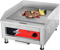 CROSSON 16"*16" Commercial Electric Countertop Griddle, Flat Top Griddles by CROSSON-CateringEquipment