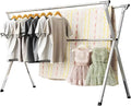 URYAN 79 Inches Stainless Steel Clothes Drying Rack, Heavy Duty Laundry Drying by URYAN