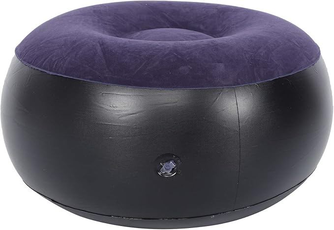 ANGGREK Inflatable Ottoman, Blow Up, Portable Outdoor Camping Chair Inflatable - Image 3