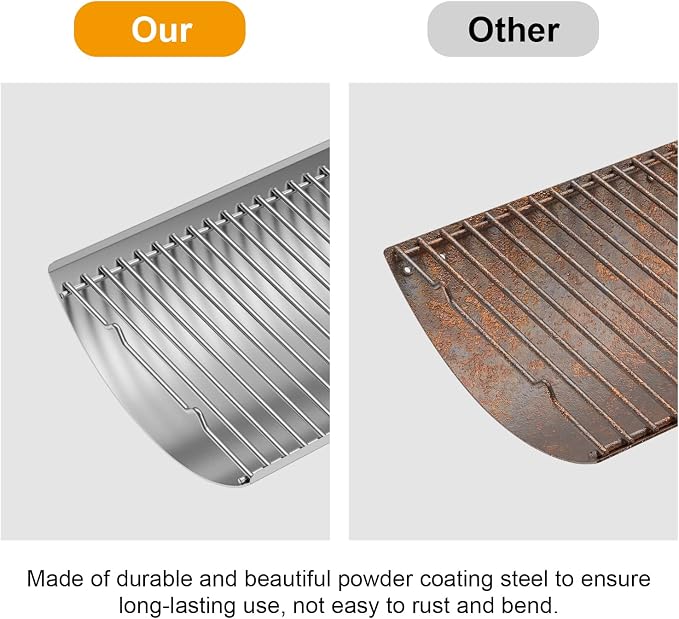 LS'BABQ Stainless Steel 27 Inch Charcoal Ash Pan Replacement - Image 4