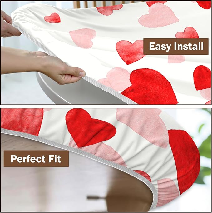 Valentines Day Round Fitted Tablecloth - Image 6