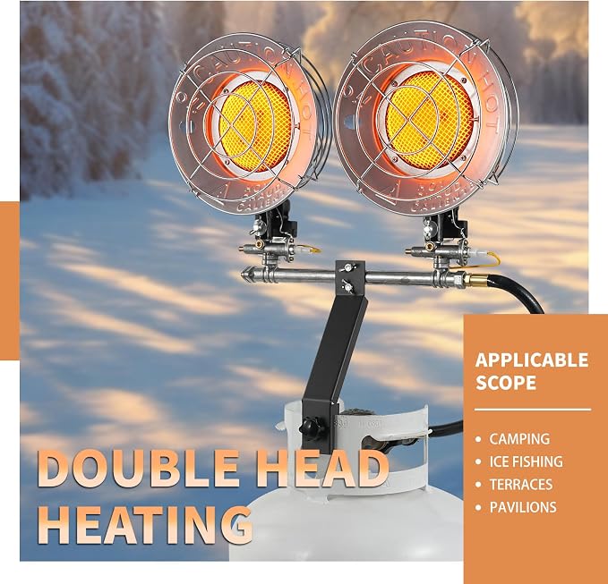 Propane Tank Heater Attachment, Propane Tank Top Heater, 000 BTU Portable - Image 2