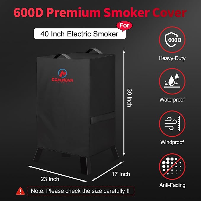 Comnova 40 Inch Electric Smoker Cover - Image 2