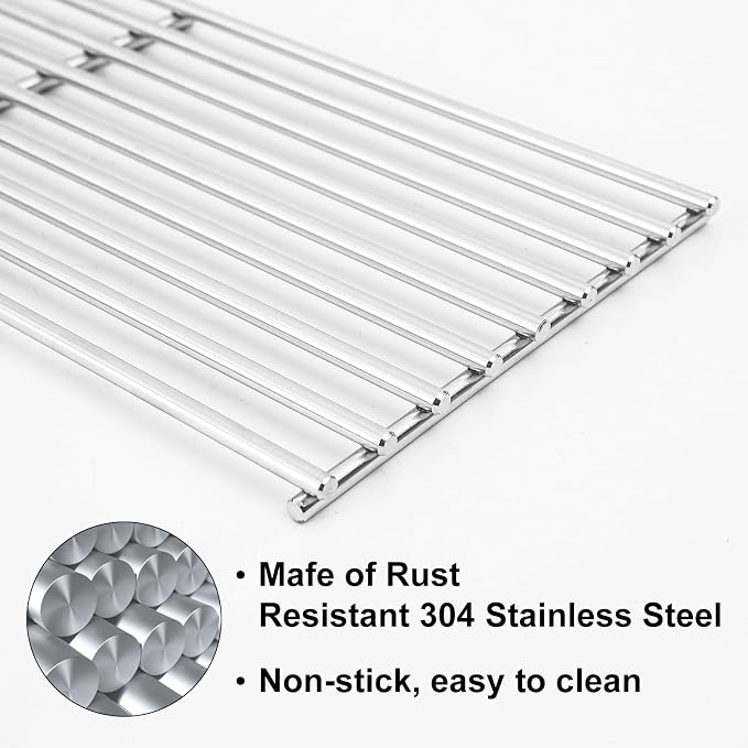 J&HYBBQ Stainless Steel Grill Grate 19 1/4 x 7.5 Inch, 7mm Rod BBQ Grill Grate - Image 4