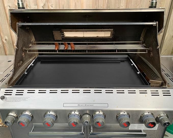 Full-Size Griddle Inserts for Weber Summit 600 Series Grills, Flat Top Griddle - Image 7