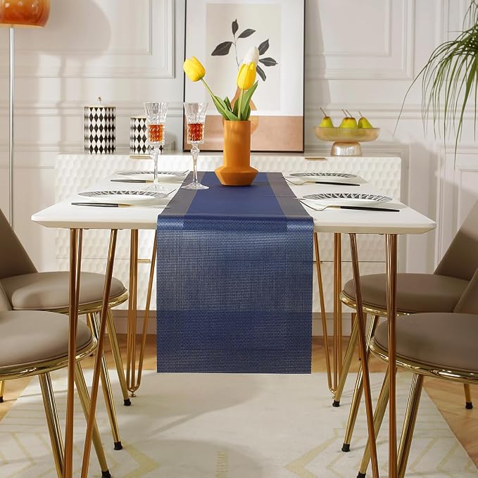 Vinyl Placemats Set of 6 Vinyl Heat-Resistant Table Mats - Image 5