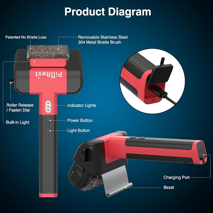 Electric Grill Brush, Cordless Rechargeable Grill Cleaner - Image 4