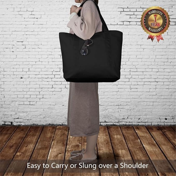 TOPDesign 30-Pack Canvas Tote Bags - Image 2