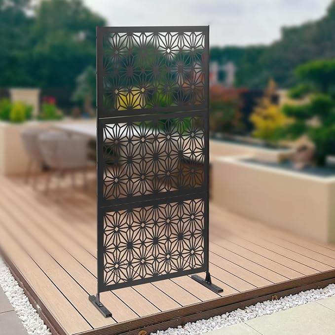 75" H×35" W Decorative Outdoor Privacy Screen - Image 3