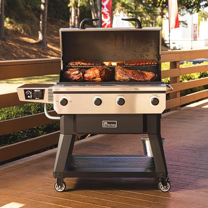 recteq X-Fire Pro Pellet Smoker Grill, Wi-Fi-Enabled Electric Pellet Grills - Image 8