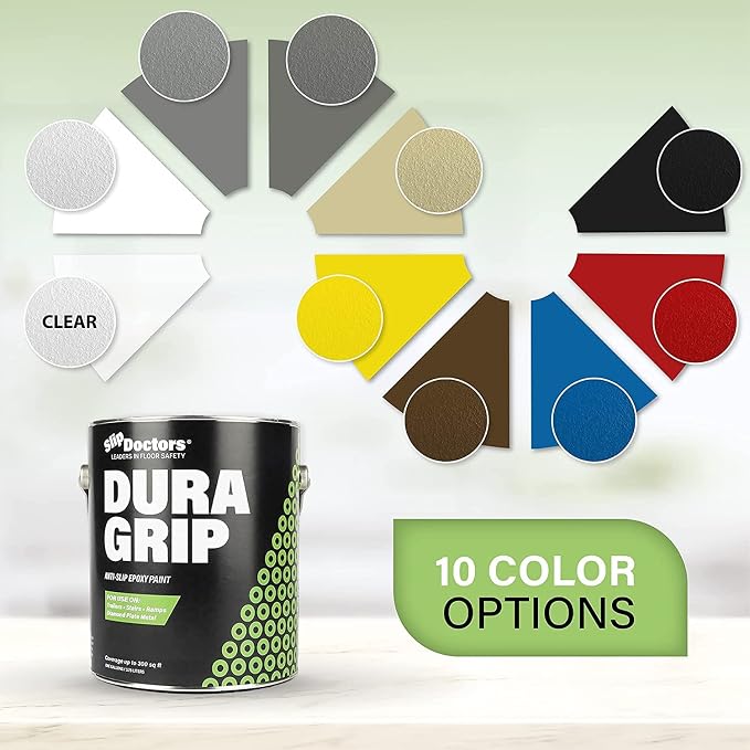 Dura Grip Anti-Slip Paint for Concrete, Tile and Metal – Non-Skid Coating for - Image 7