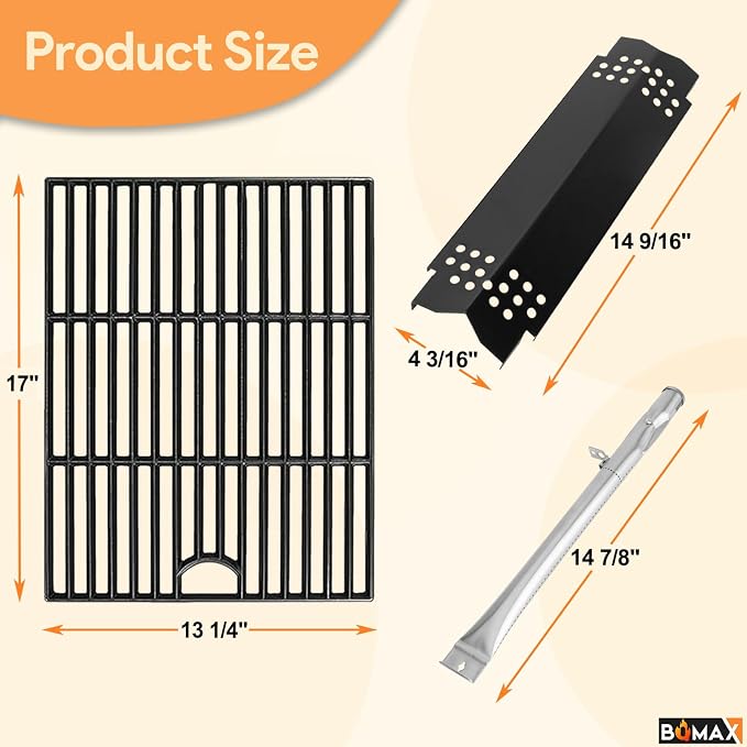 Grill Replacement Parts for Nexgrill 5 Burner 720-0888S, Grill Grate, Grill - Image 3