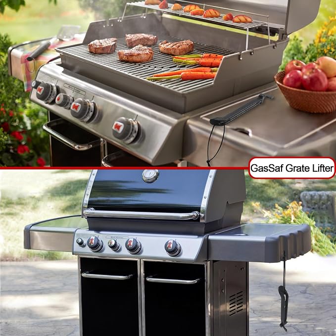 GasSaf 19.5" Grill Grates and Cooking Grate Lifter - Image 6