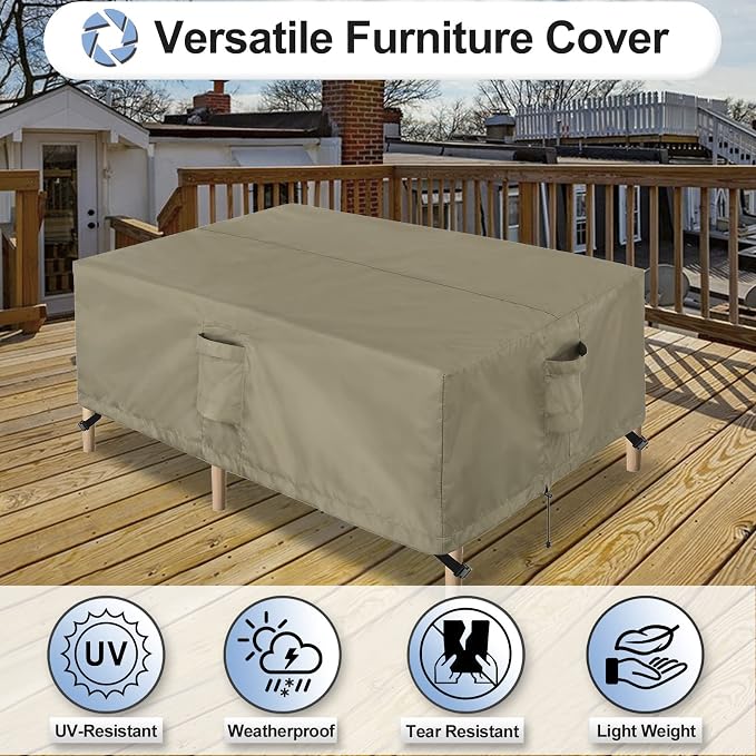 OutdoorLines Outdoor Waterproof Patio Table Furniture Set Covers - Image 4