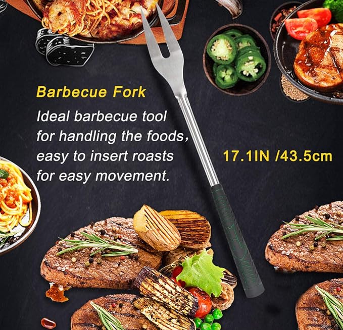 POLIGO 7PCS Golf-Club Style BBQ Tools Set Grilling Tools - Image 5