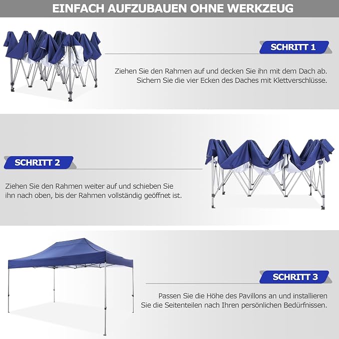 COBIZI 10x15 Pop up Canopy Tent 10x15 Canopy - Image 3