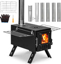 Upgraded Portable Wood Stove for Camping, YRenZ Compact Tent Stove by Unknown
