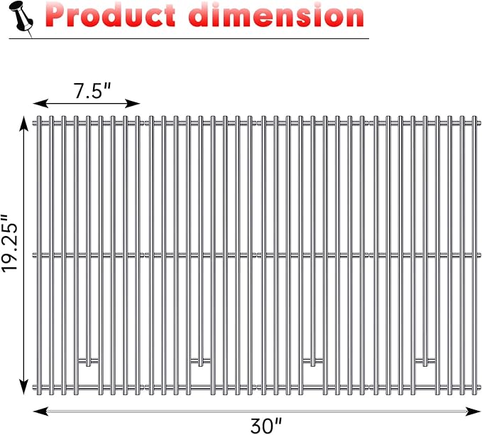 9MM 16517 Grill Grates Replacement - Image 4