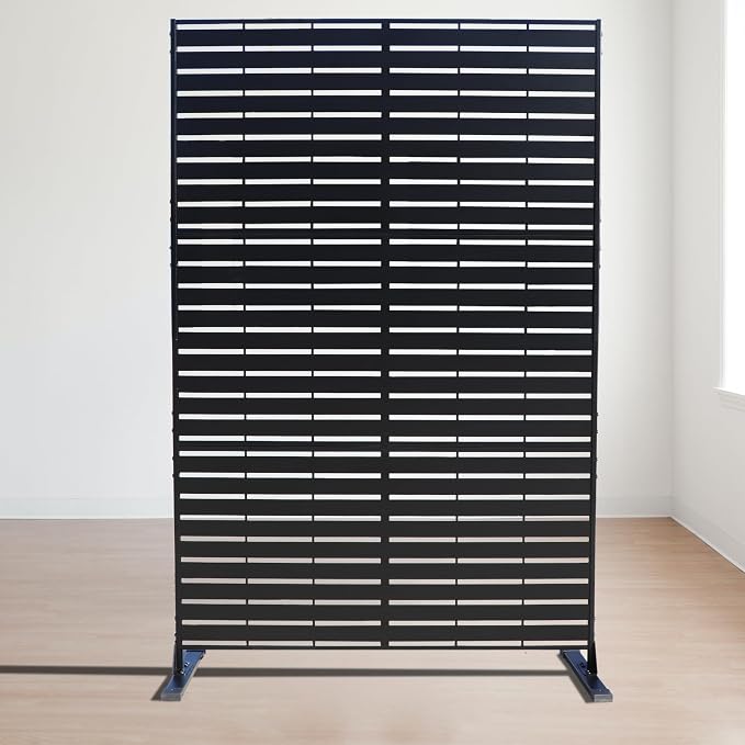 Kozyard Metal Privacy Screen 74" H x 47.2" W Decorative Outdoor Divider - Image 3