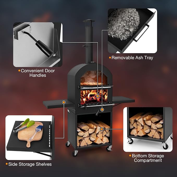 Giantex Pizza Oven Outdoor - Image 7
