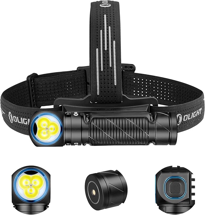 OLIGHT Perun 3 Rechargeable Headlamp Flashlight, 3000 Lumens LED Headlight by OLIGHT