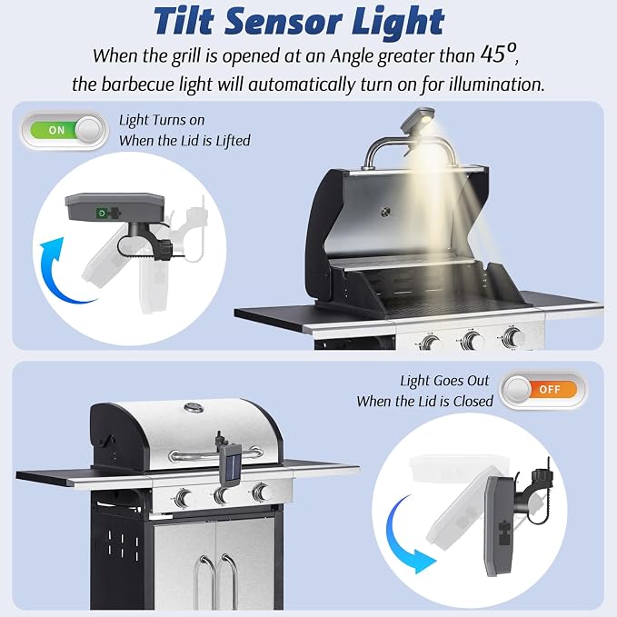 Solar Charging Barbecue Grill Light - Image 4