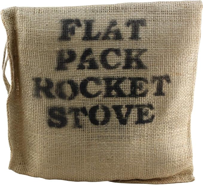 Camping Survivalist Prepper Flat Pack Mini Rocket Stove - Image 4
