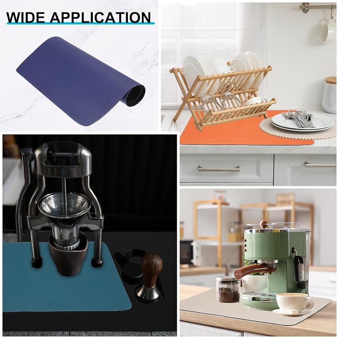 uxcell Silicone Mats for Kitchen Counter, 15.7" x 11.8" Non-Slip Countertop - Image 5