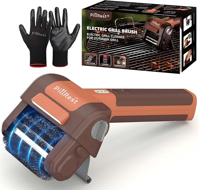 Electric Grill Brush, Cordless Rechargeable Grill Cleaner by Unknown