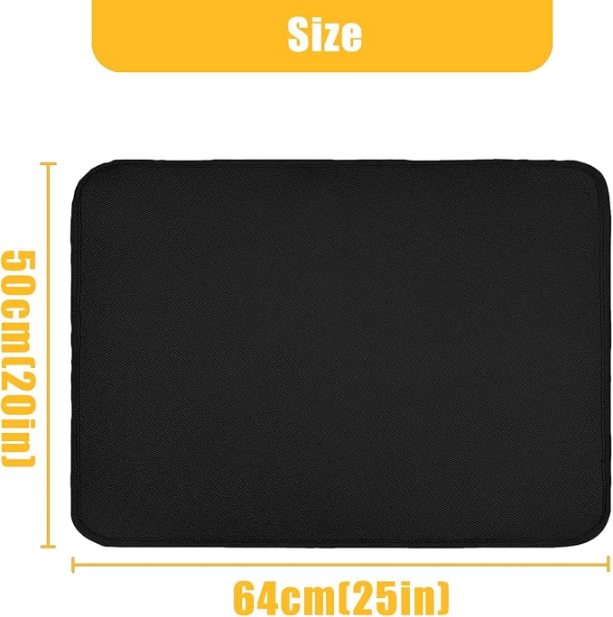 20" x 25" Rectangular Grill Mat, Fire Pit Mat Fireproof Under Grill Mat - Image 7