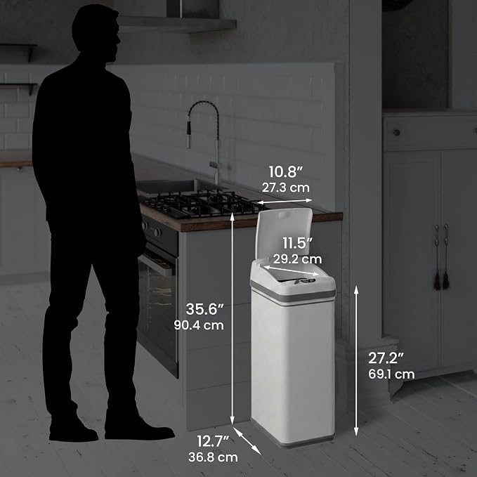 iTouchless 50 Liter / 13 Gallon Kitchen Trash Can - Image 6
