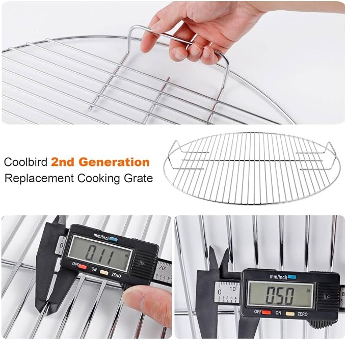 Coolbird 2nd Generation 21.5" Replacement Cooking Grate, Fits 22 inch Weber - Image 5