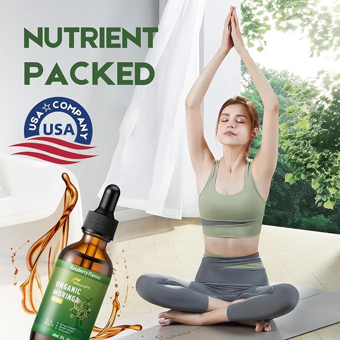 Moringa Leaf Drops with Vitamin C, Moringa Oleifera Extract Liquid Drops - Image 3