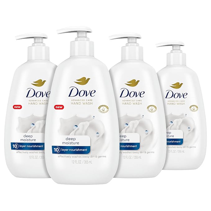 Dove Advanced Care Hand Wash Deep Moisture 4 Count by Dove