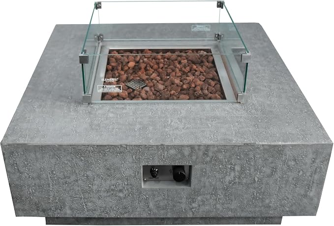 All Fire Table Pit Wind Screens and Stainless Steel Buner Lid from ELEMENTI | - Image 4