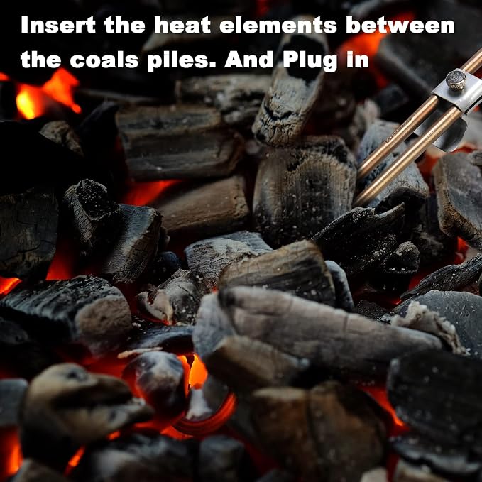 KITOSUN Electric Charcoal Starter 600W – Superior BBQ Grill Fireplace Coal - Image 6