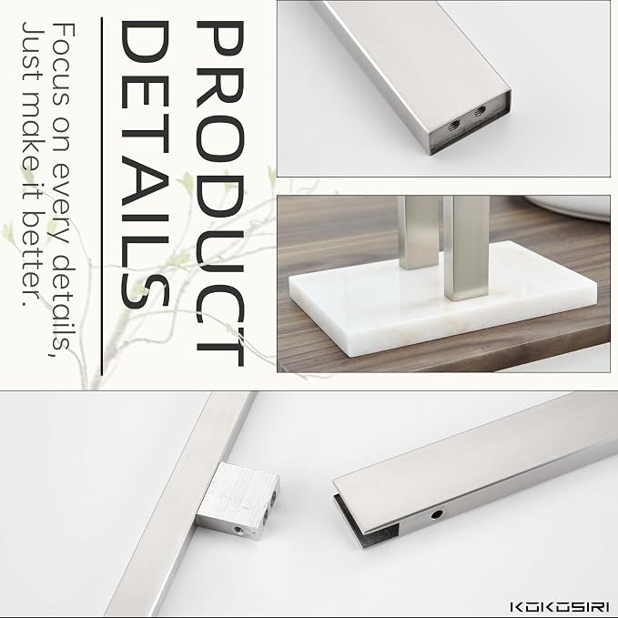 KOKOSIRI Hand Towel Holder Free-Standing Towel Racks - Image 5