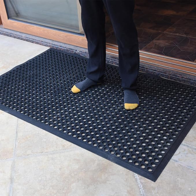 Outdoor Mat, Odorless Flexible Entrance Floor Mat, Anti-Slip Workplace Mats - Image 4