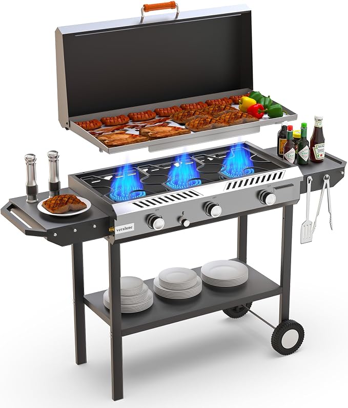 Veralune 3 Burner Propane Stove by Unknown