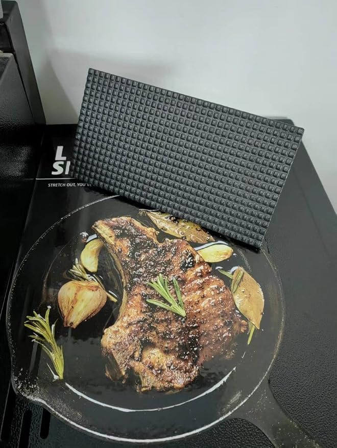 Firsgrill 8.3"×4.3" Heavy-duty Cast Iron Grill Burger Press and Meat Steak - Image 6